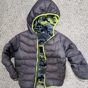 Kids Fleece Lined Puffy Jacket